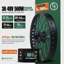 Fat bike elettrica neve 20 24