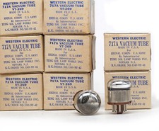 ONE 717A NOS WESTERN ELECTRIC Valvola a tubo Tung-Sol Valvola Valvula ৄ泵洀 真空管 电帡