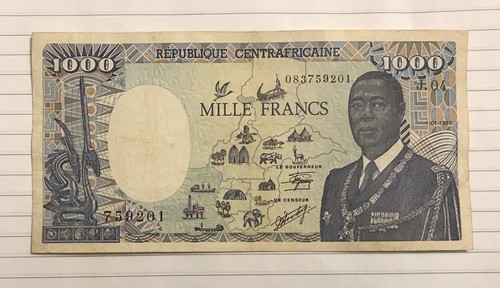 Repubblica centrafricana 1000 - repubblica,