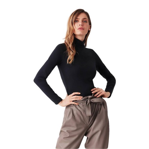 Maglia lupetto donna manica - lupetto,