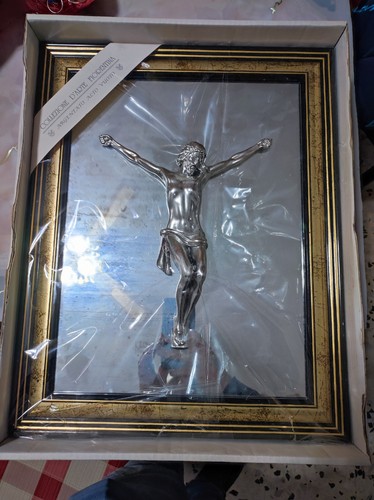 Quadro con statua gesù - gesù, in