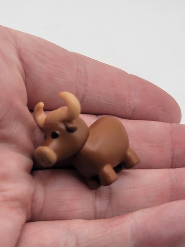 Mini mucca marrone giocattolo - mini,