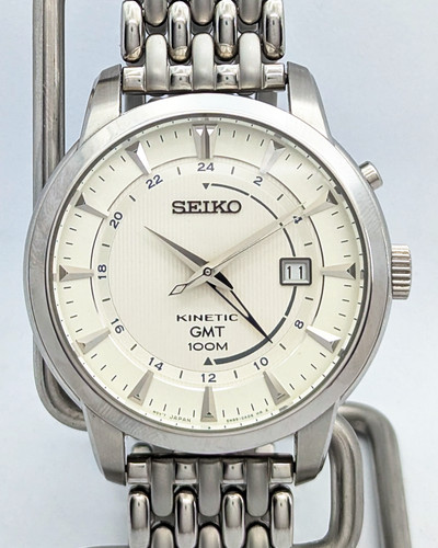 Seiko kinetic gmt 100m - seiko,