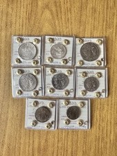 SERIE 8 MONETE VATICANO PIO XII 5 10 20 50 CENT 1 2 5 10 LIRE 1939 FDC