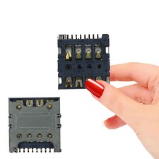 ORIGINAL Samsung Galaxy Core i8260 Connecteur Carte SIM à souder Contacts Dorés