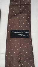 Cravatta vintage Christian Dior 100% Seta