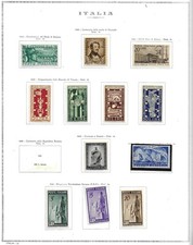 1948 / 1949   REPUBBLICA  ITALIANA  LOTTO  N° 1  DI FRANCOBOLLI  GOMMA  INTEGRA