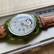 Swatch Automatico "Gran Via" SAG100, 1993, Nuovo, mai indossato, cinturino pelle