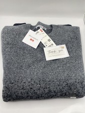 Maglione girocollo UNIQLO JW ANDERSON Souffle Yarn Gradazione Grigio Taglia M