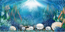 180X46Cm Mondo Subacqueo