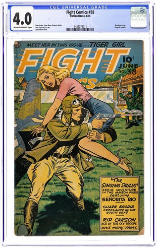 Fight comics cgc 0 - fight, #38
