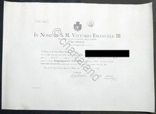 Istituto Tecnico Sup. di Milano - Diploma di Laurea in Ingegneria Civile - 1922