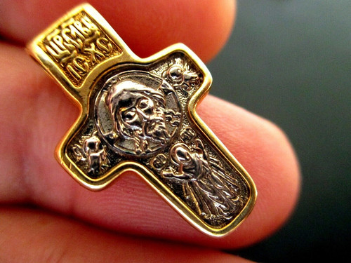 Croce ortodossa argento oro - ortodossa,