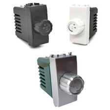 Interruttore dimmer con manopola compatibile con vimar plana 500 watt 230V