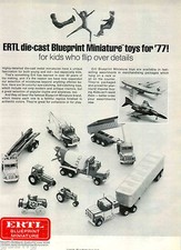 1977 ADVERT Ertl Blueprint