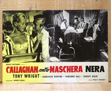 CALLAGHAN CONTRO MASCHERA NERA fotobusta poster Wright Wrestling remet ça AZ20