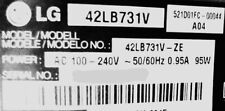 RICAMBI PER TV LG42LB731V