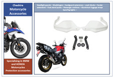 Protezioni manubrio bianco