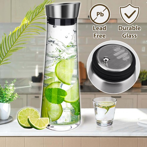 Caraffa acqua vetro litro - acqua,