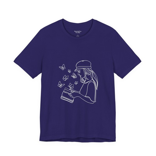 Shirt reading girl line - t-shirt,