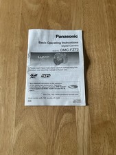 PANASONIC DMC-FZ72 BASIC STAMPATO MANUALE ISTRUZIONI MANUALE UTENTE 28 pagine
