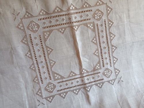 Raffinato quadrato lino e - in,