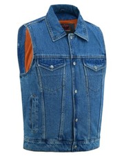 Gilet biker uomo unico gilet