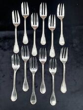 12 forchette dolce in alpacca argentata SAMBONET BAROQUE EPNS