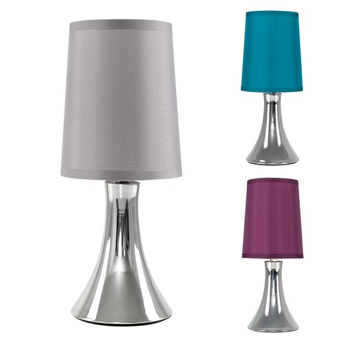 Lampada tavolo cromata - da,