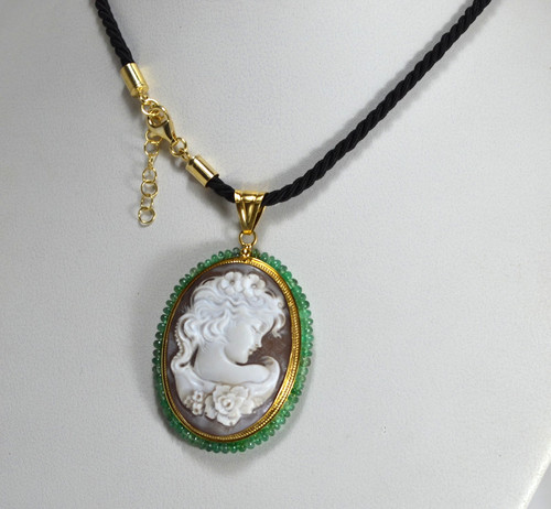 Ciondolo argento 925 dorato - ,