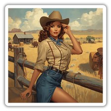 Pin Up Girl Adesivo Vinile