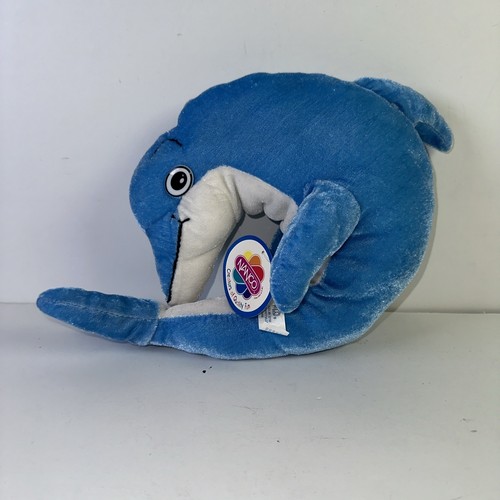 Peluche delfino blu peluche