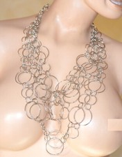 COLLANA LUNGA ARGENTO donna