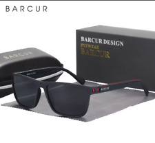 Occhiali da sole Polarizzati Uomo Occhiali da Sole UV400 black-Red 