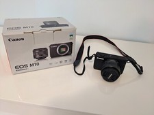 Canon EOS M10 18.0MP, Obiettivo  15-45mm [SD Card, Cinghia, Scatola Originale]