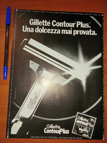 Pubblicità rasoio gillette - rasoio,