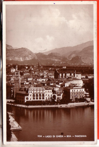 Cartolina riva del - del, garda