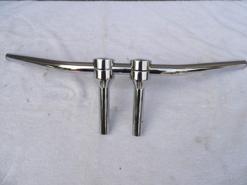Chrome harley drag bars - chrome, 1"