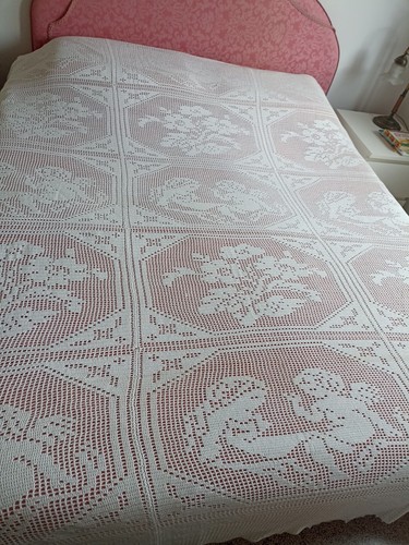 Stupendo copriletto bianco - copriletto,