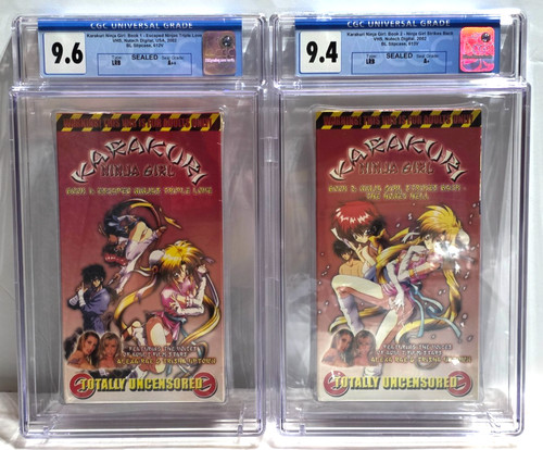 Lotto vhs ragazza ninja - lotto,
