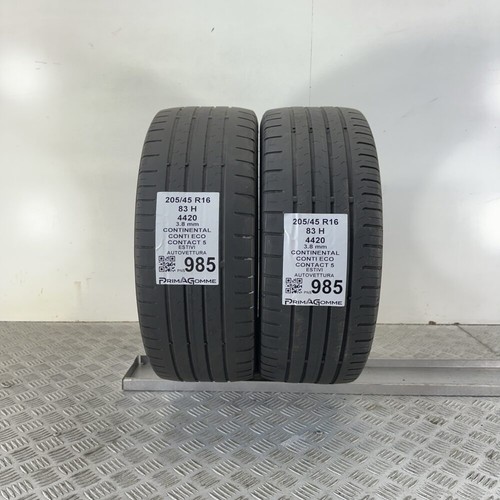 Gomme usate 205 r16 - gomme, 83h
