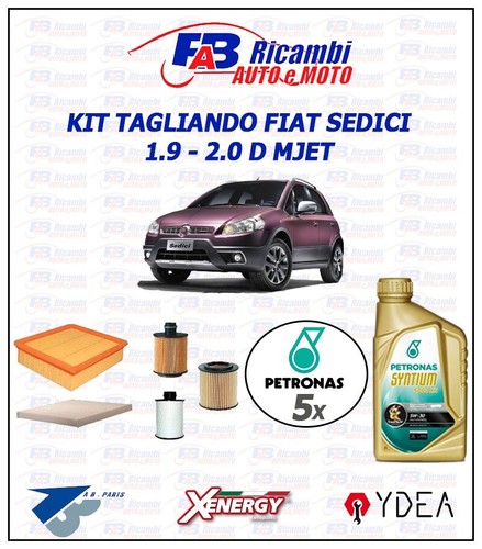 Kit tagliando fiat sedici - tagliando,