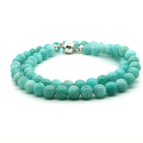 Collana perle amazzonite - perle, di