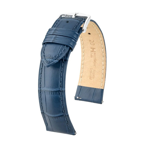Cinturino orologio blu pelle - cinturino,