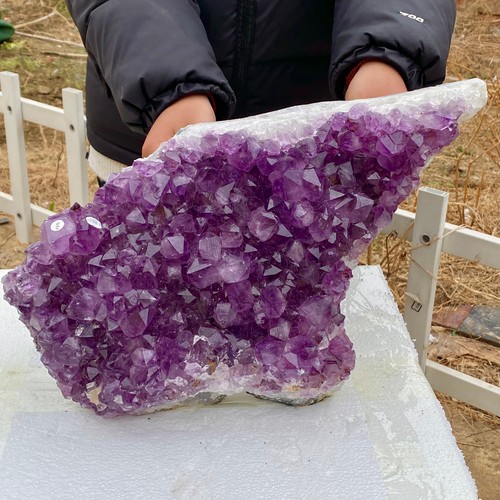 5lb ametista naturale geode - 21,5lb,