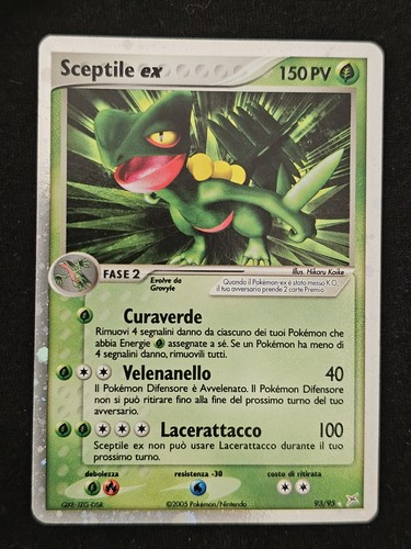 Nintendo pokémon sceptile - nintendo, ex