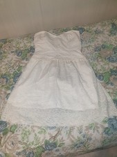 abito donna palloncino in pizzo bustier zara