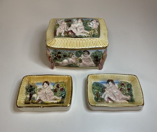 Portagioie vintage capodimonte - portagioie,