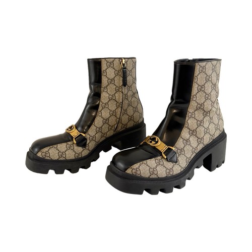 Gucci stivaletti gg supreme - stivaletti,