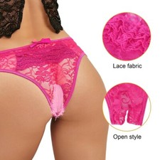 Slip sexy donna pizzo rosa